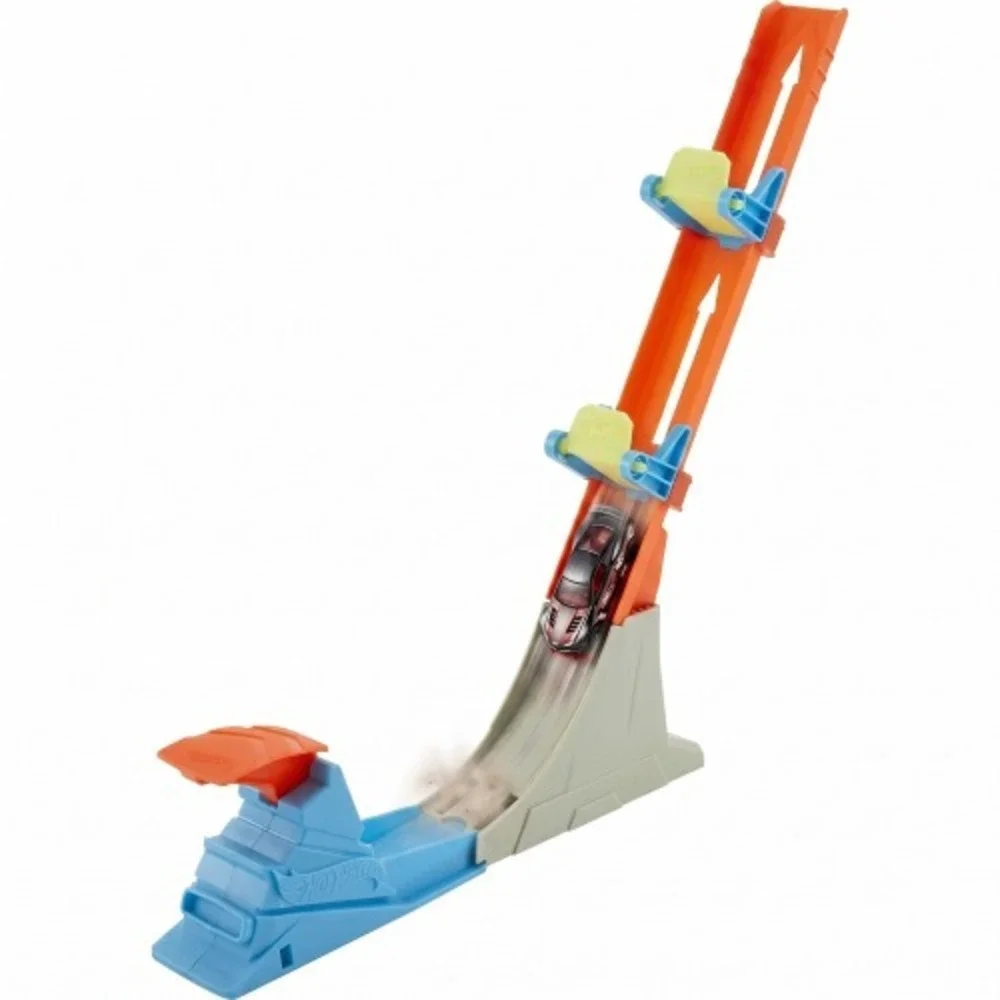 Hot Wheels Action Vertical Power Launch Track Set Includes 1 Diecast Car